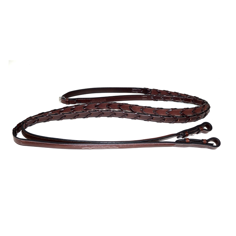 Nunn Finer Rubber Lined Laced Reins