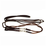 Nunn Finer Bella Donna Leather Draw Rein with Rope