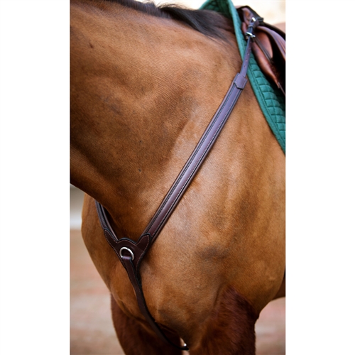 Upperville Breastplate Black with Brass
