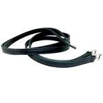 Nunn Finer Black Flexible 3/4" Nylon Center Stirrup Leathers