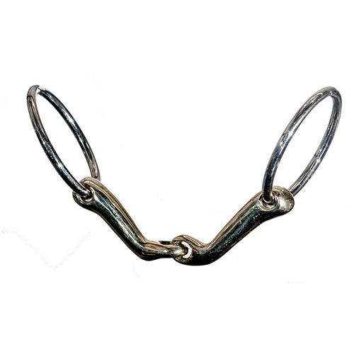 Nunn Finer English Equestrian Single Jointed Loose Ring Bit Rental