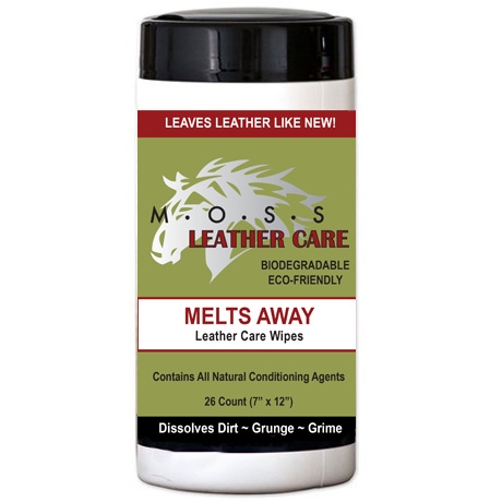MOSS Melts Away Leather Wipes