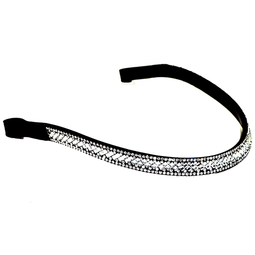 Margot Browband with Clear Crystals